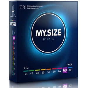 My Size - Pro Preservativos 69 mm 3 Unidades