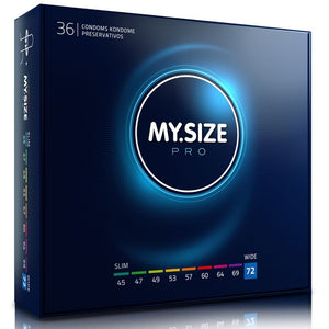 My Size - Pro Preservativos 72 mm 36 Unidades