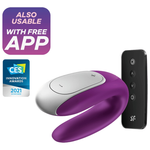 Satisfyer Vibrador Double Fun Partner Morado