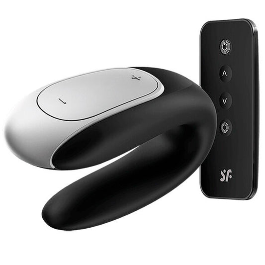 Satisfyer Vibrador Double Fun Partner Preto