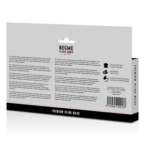 Begme - Black Edition Premium Máscara Cega