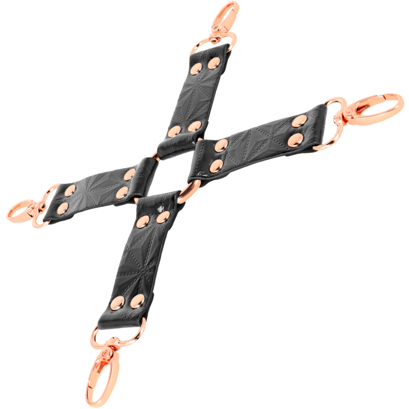 Begme - Black Edition Hog Tie de Couro Vegano