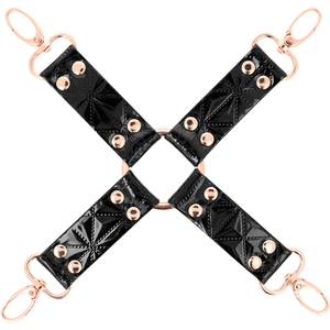 Begme - Black Edition Hog Tie de Couro Vegano