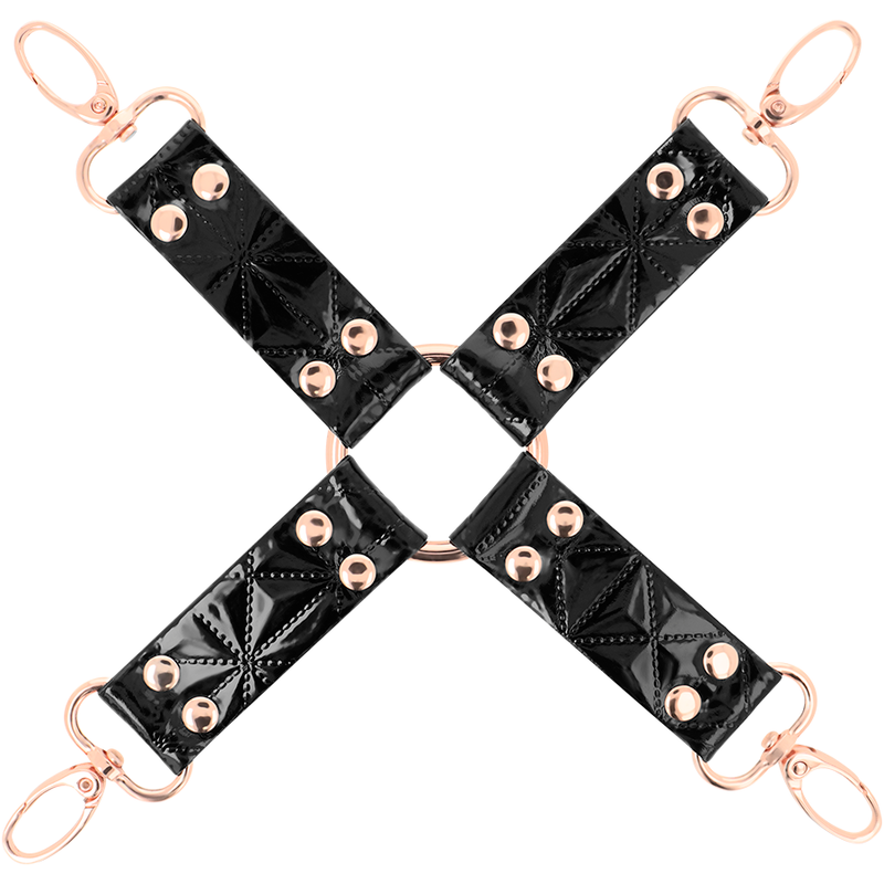 Begme - Black Edition Hog Tie de Couro Vegano
