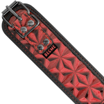 Begme - Colar Edio Vermelha Com Braadeiras Com Forro de Neoprene