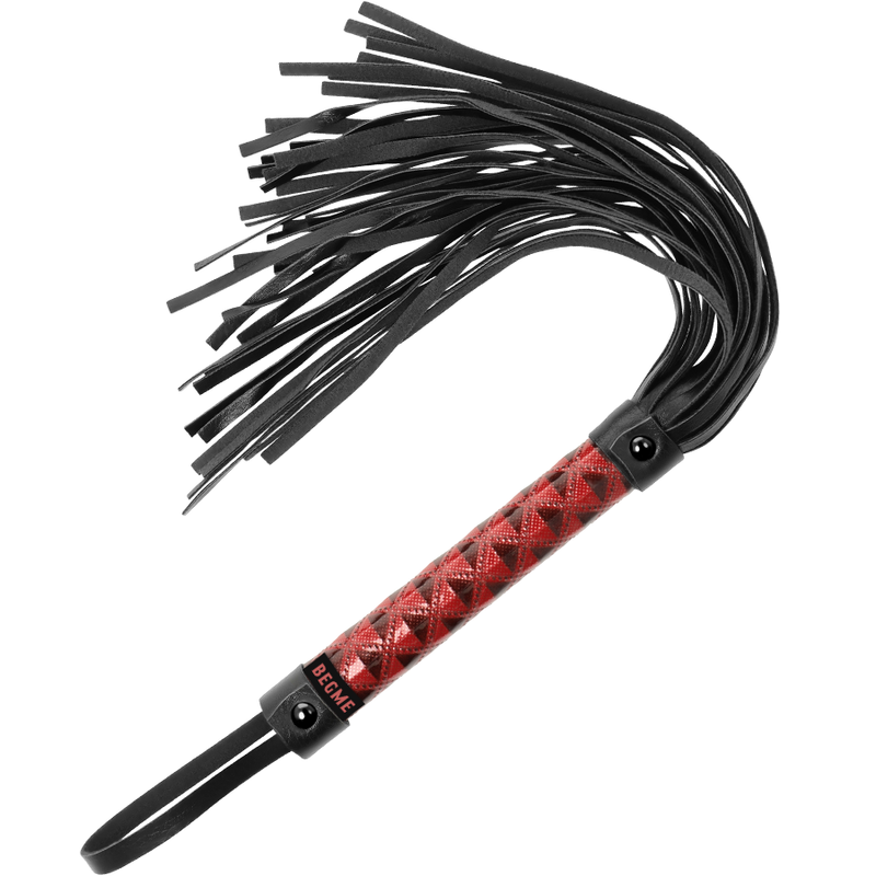 Begme - Flogger de Couro Vegano Edio Vermelha
