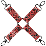 Begme - Corbata de Cerdo de Cuero Vegano Premium Red Edition
