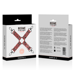 Begme - Corbata de Cerdo de Cuero Vegano Premium Red Edition