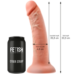 Fetish Submissive Cyber Strap Arnês Com Dildo e Bala Controle Remoto Tecnologia Watchme L
