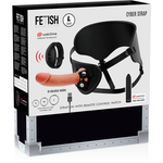 Fetish Submissive Cyber Strap Arnês Com Dildo e Bala Controle Remoto Tecnologia Watchme L