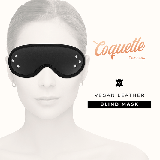 Coquette Chic Desire - Mscara de Couro Fantasy Vegan Com Forro de Neoprene