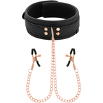 Coquette Chic Desire Colar Fantasy Nipple Clamp Com Forro de Neoprene