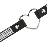 Coquette Chic Desire - Gargantilha de Couro Vegano com Corao