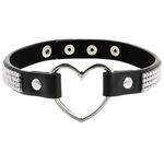 Coquette Chic Desire - Gargantilla de Cuero Vegano con Corazón