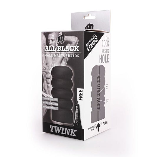 All Black Masturbador Twink