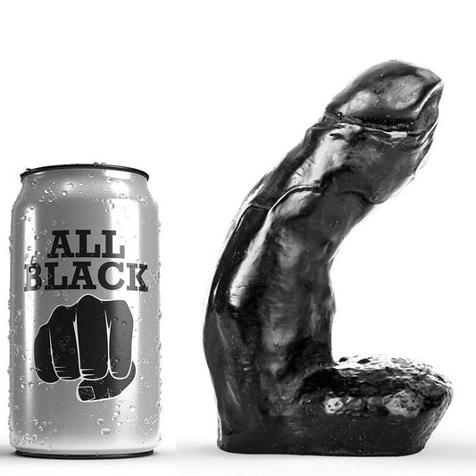 Dildo realista All Black de 15 cm