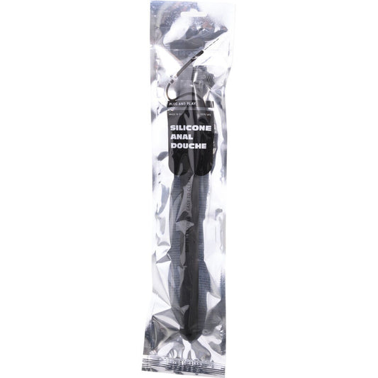 Ducha anal All Black de silicona 27 cm