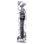 Ducha anal de silicona plegable All Black de 27 cm
