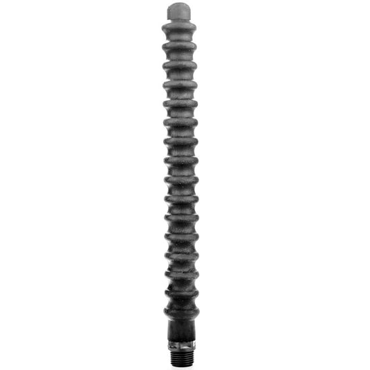 All Black Mega Ripple Shower Anal Silicone 28,5 Cm