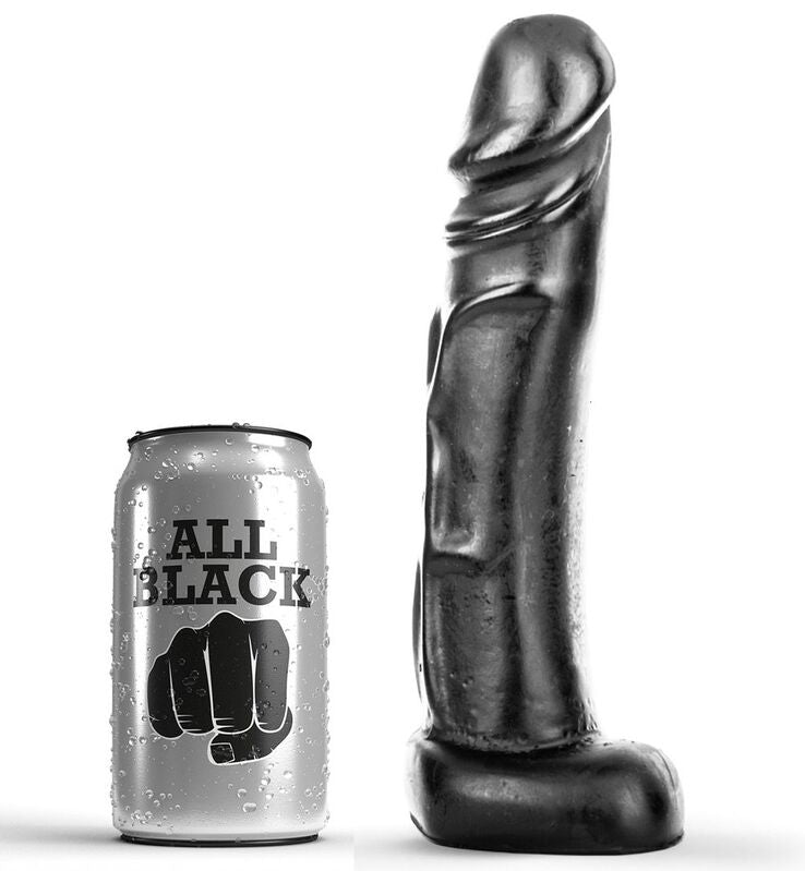 Dildo negro de 22 cm