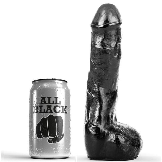 Pene Anal Realista All Black 20 cm