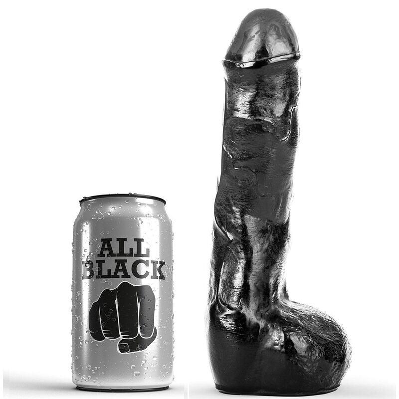 All Black Pene Realista Anal 20 Cm