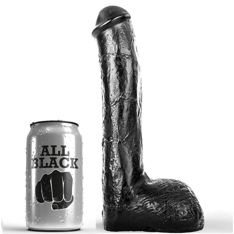Pene Realista Anal All Black 23 Cm