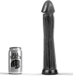 Dildo tapón negro de 31 cm