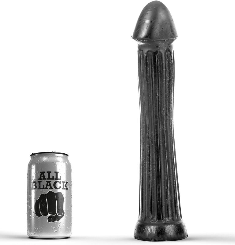Dildo tapón negro de 31 cm