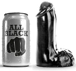 Dildo Realista Todo Negro de 13 cm
