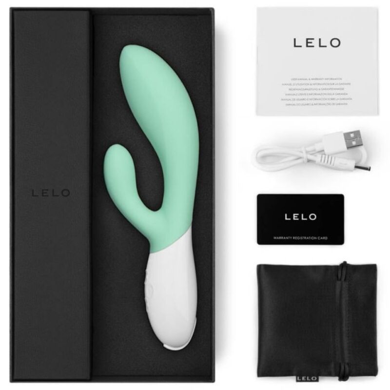 Lelo Ina 3 Vibrador Conejo Verde Algas Marinas de Lujo