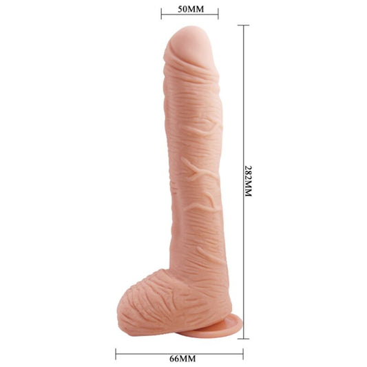 Vibrador dildo de piel realista Alex 27 cm