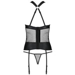 Passion Corset de Couro Ecológico Amanda S/m