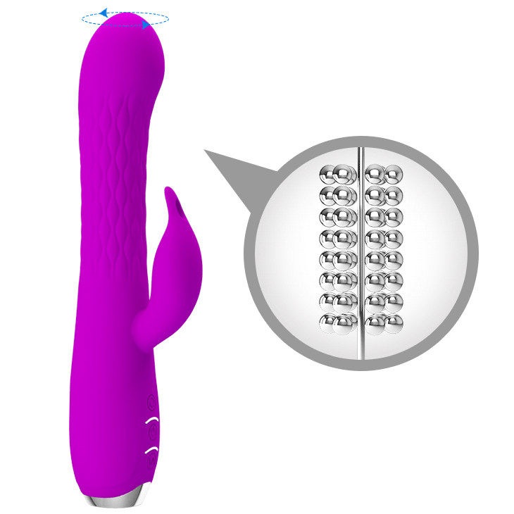 Pretty Love Vibrador Ove Molly Com Rotao Recarregvel