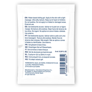Waterfeel - Gel Deslizante Neutro Base de Água 6 ml