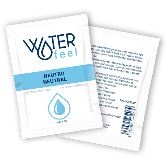Waterfeel - Gel Deslizante Neutro Base de Água 6 ml
