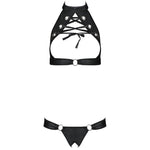 Passion Conjunto de Couro Ecológico Malwia S/m