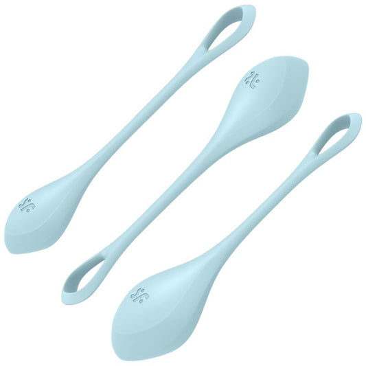 Satisfyer Conjunto de Treino Yoni Power 2 Azul
