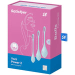 Satisfyer Conjunto de Treino Yoni Power 2 Azul