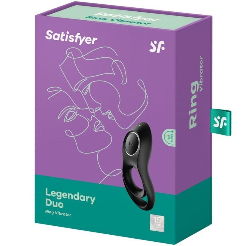 Satisfyer Vibrador de Anéis Lendrio Duo Preto