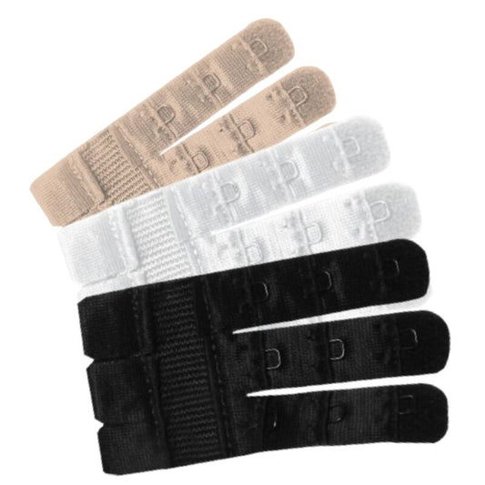 Bye-Bra - Extensores de Contorno Flexíveis 3 Ganchos 3 Uds