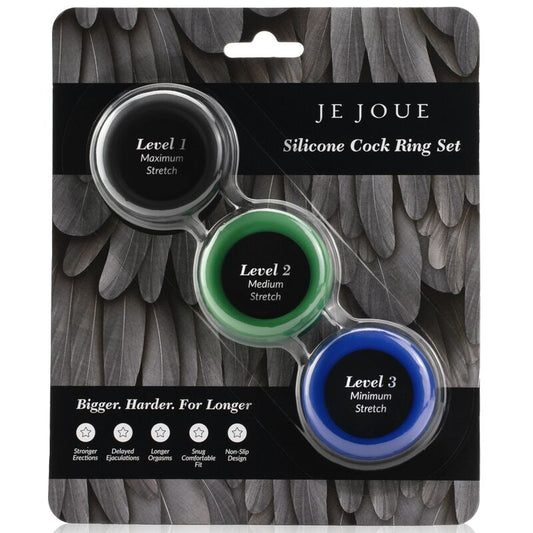 Je Joue Conjunto de Silicone Anéis de Silicone para O Pénis