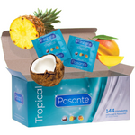 Pasante de Preservativos Sabores Tropicais 144 Unidades
