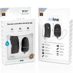Online Ovo Vibrante Com Controle Remoto Preto