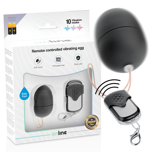 Online Ovo Vibratório Com Controle Remoto S Preto