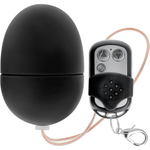 Huevo vibrador en línea con control remoto S negro