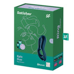 Satisfyer Aplicativo Vibrador de Anel Epic Duo Azul