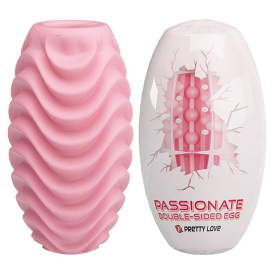 Pretty Love - Ovo Masturbador Rosa Dupla Face