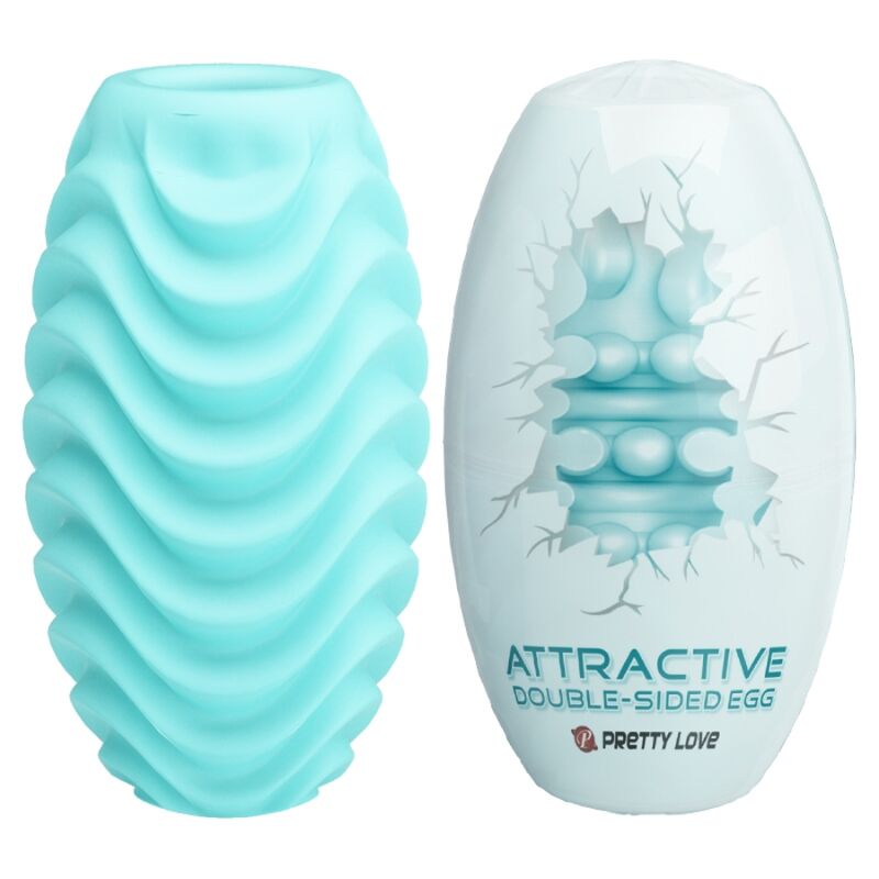 Pretty Love - Ovo Masturbador Turquesa Dupla Face