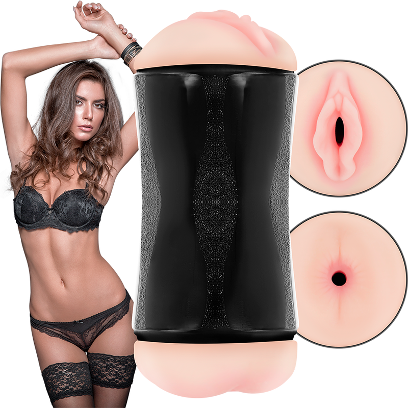 Jamyjob Masturbador de Buraco Duplo Jamyjob - Randy - Vagina e Nus
